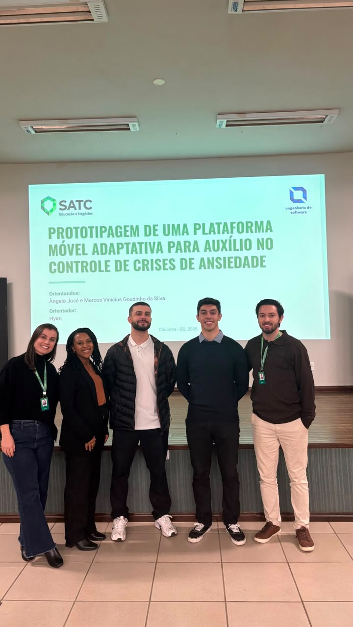 Team at tech event